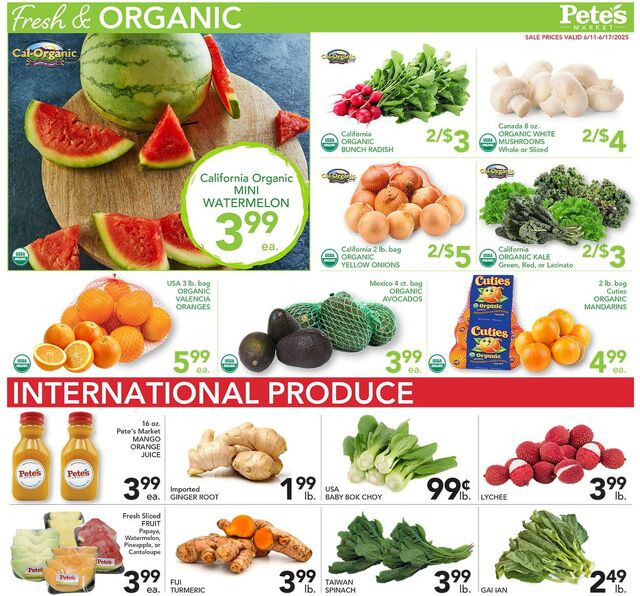 Catalogue Pete's Fresh Market from 06/04/2025