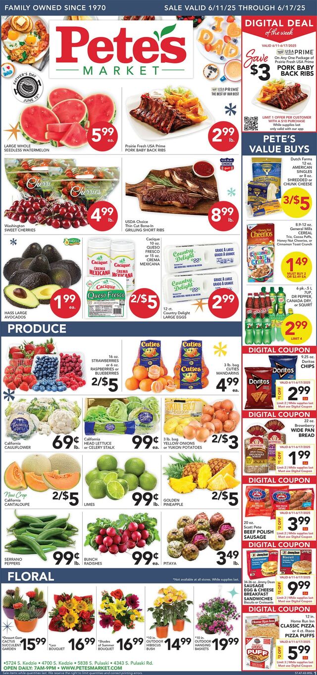 Catalogue Pete's Fresh Market from 06/11/2025
