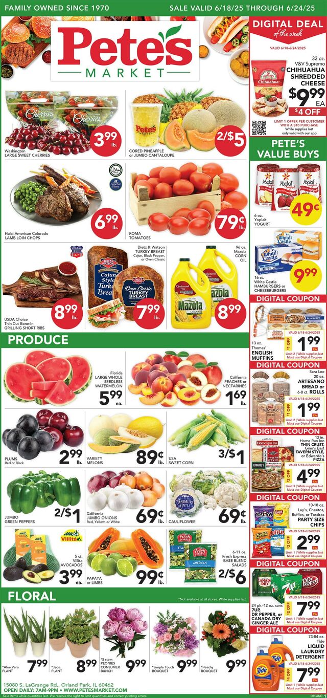 Catalogue Pete's Fresh Market from 06/11/2025