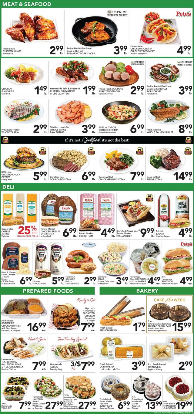 Catalogue Pete's Fresh Market from 06/11/2025