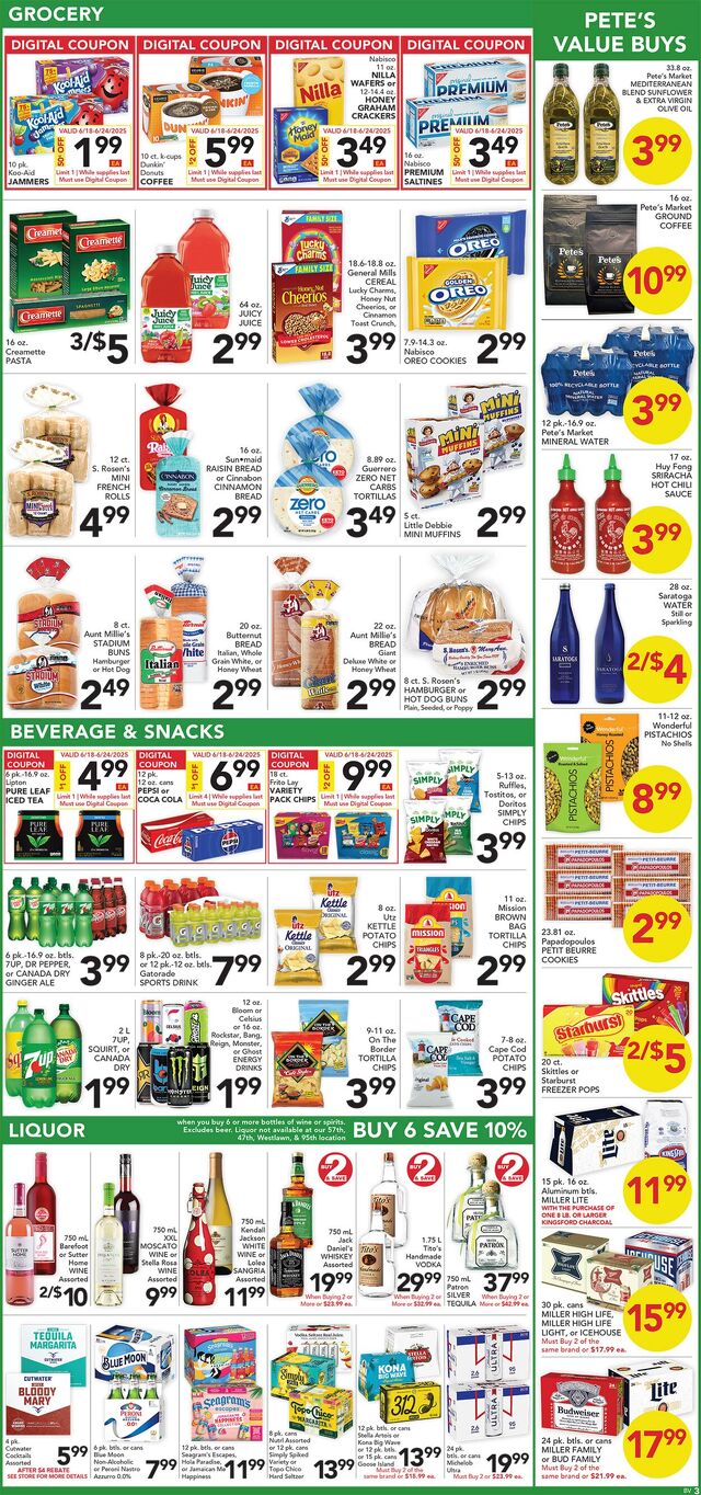 Catalogue Pete's Fresh Market from 06/18/2025