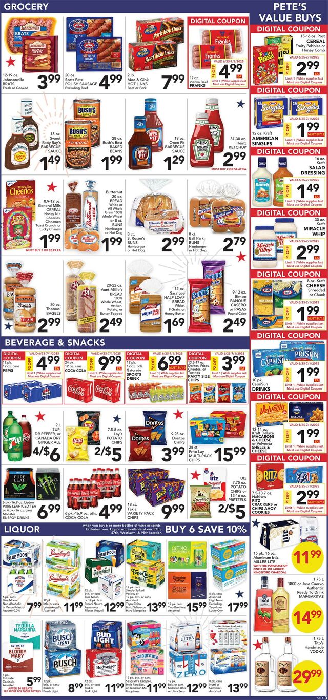 Catalogue Pete's Fresh Market from 06/18/2025