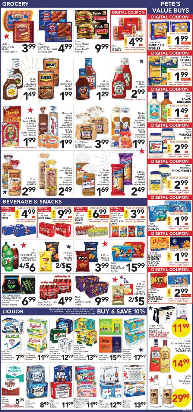 Catalogue Pete's Fresh Market from 06/18/2025