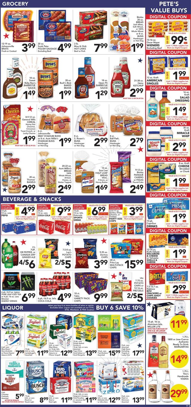 Catalogue Pete's Fresh Market from 06/18/2025