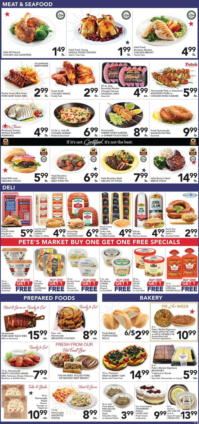 Catalogue Pete's Fresh Market from 06/18/2025