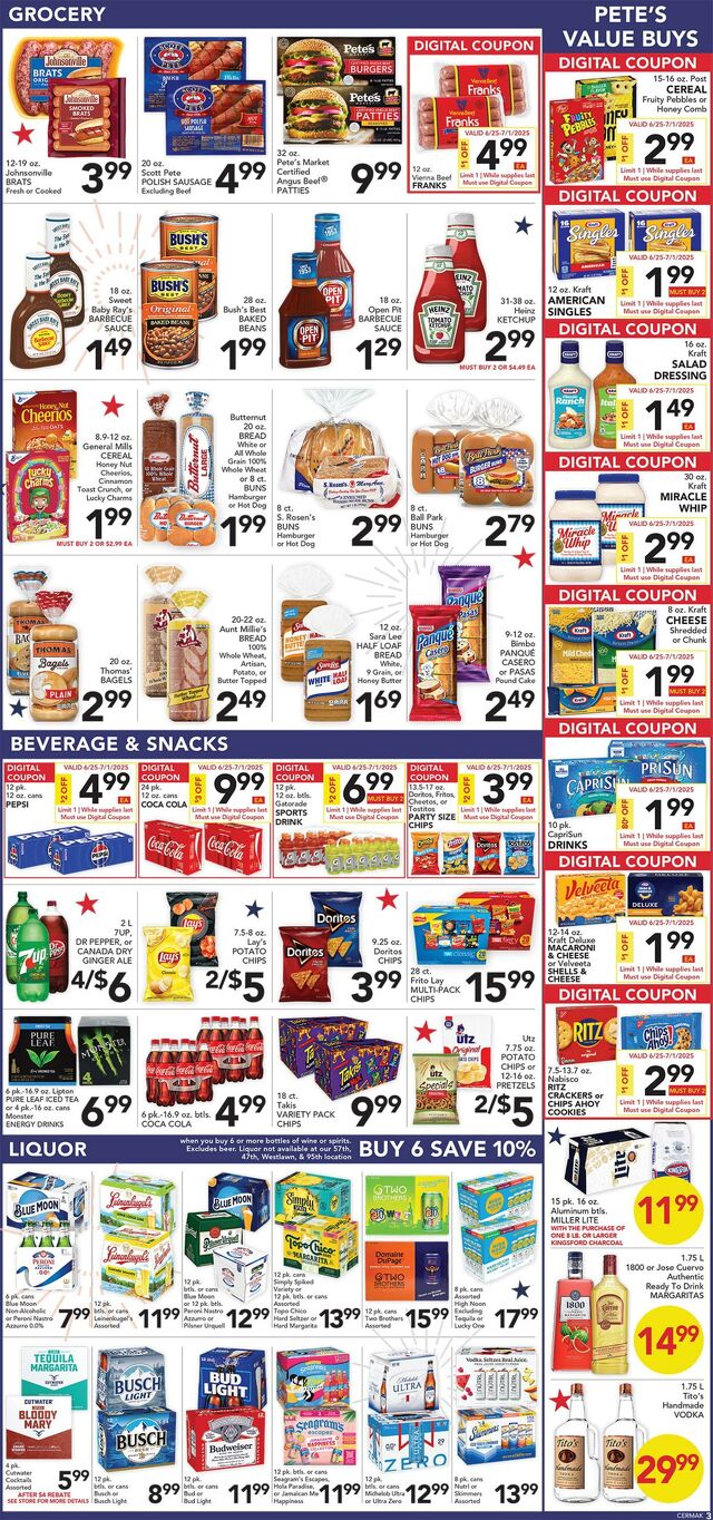 Catalogue Pete's Fresh Market from 06/18/2025