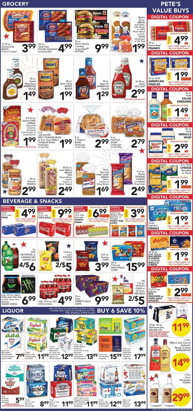 Catalogue Pete's Fresh Market from 06/18/2025