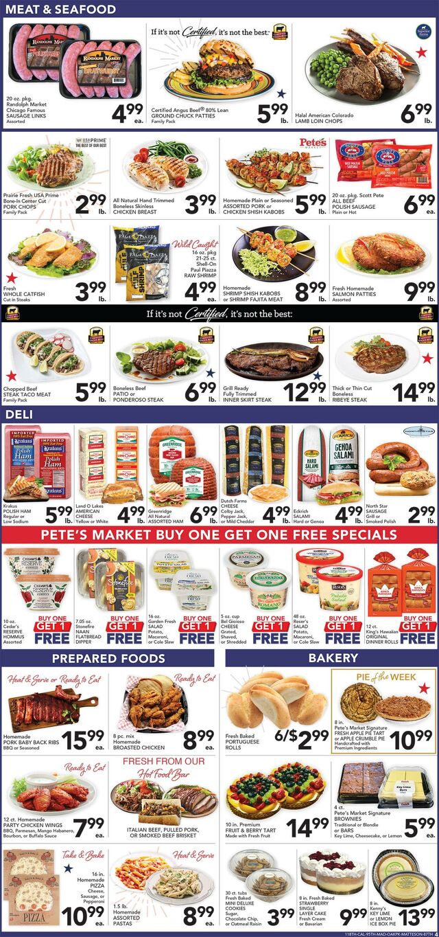 Catalogue Pete's Fresh Market from 06/18/2025