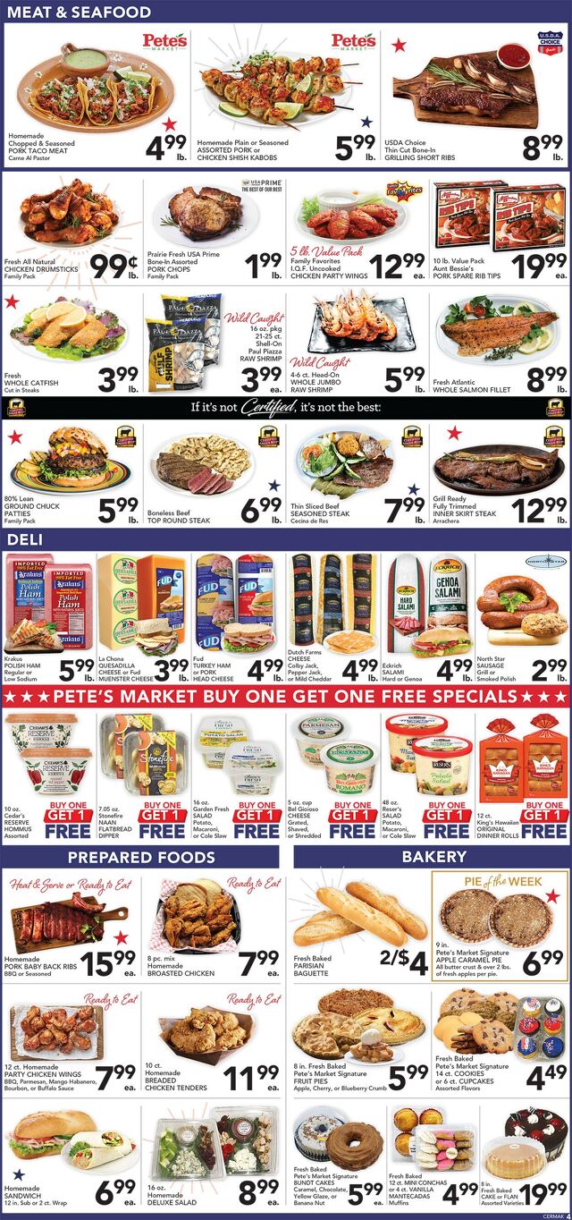 Catalogue Pete's Fresh Market from 06/25/2025