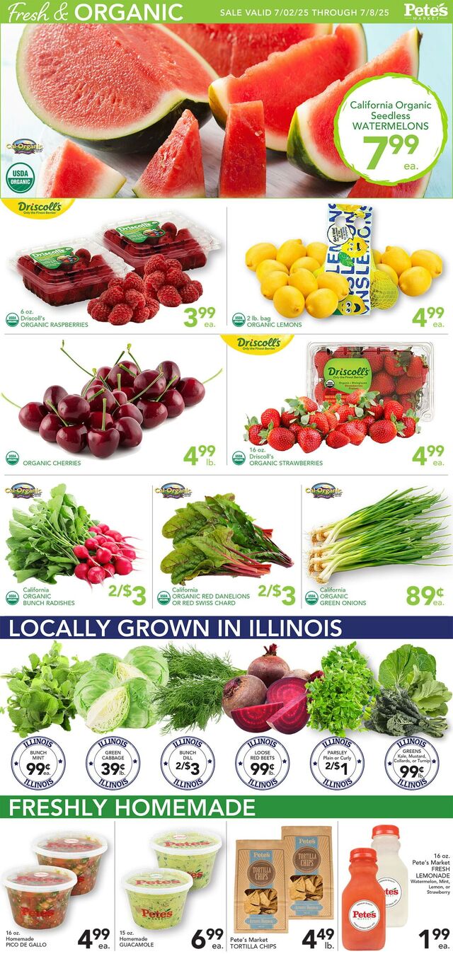 Catalogue Pete's Fresh Market from 06/25/2025