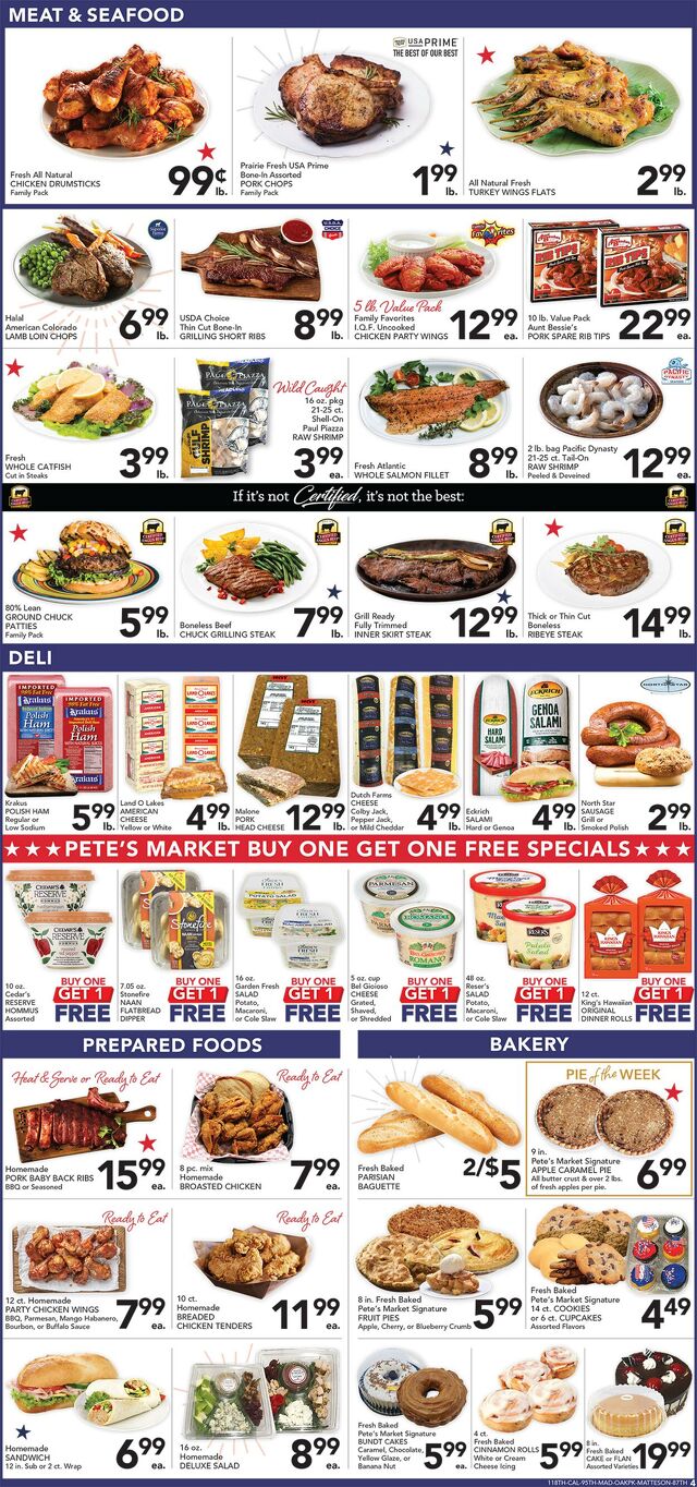Catalogue Pete's Fresh Market from 06/25/2025