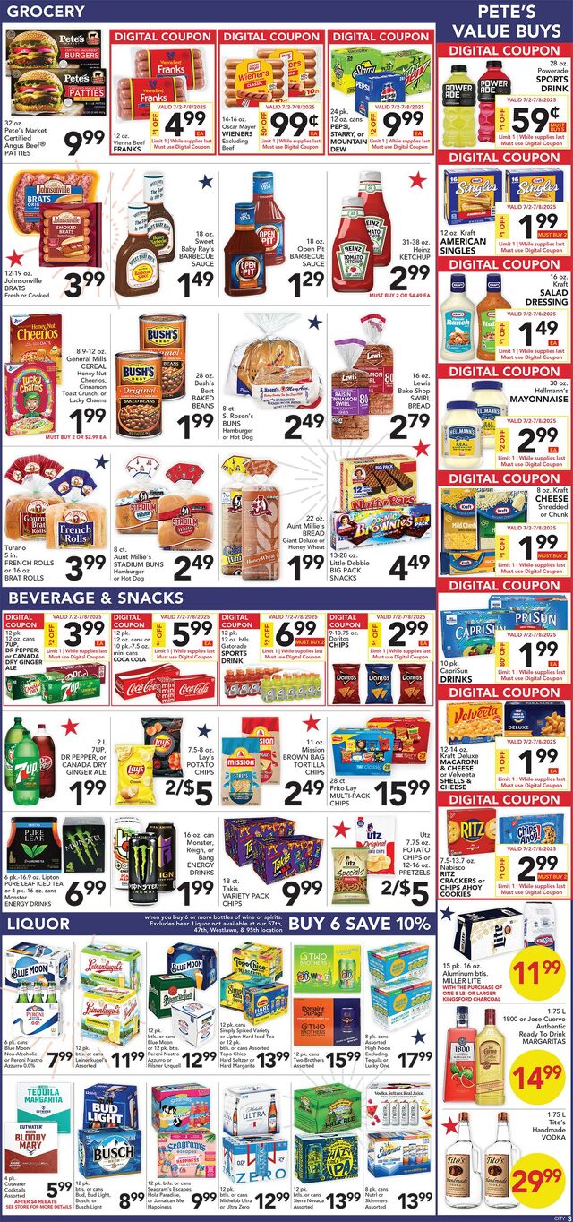 Catalogue Pete's Fresh Market from 06/25/2025