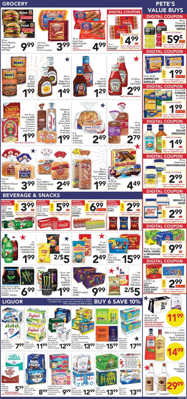Catalogue Pete's Fresh Market from 06/25/2025