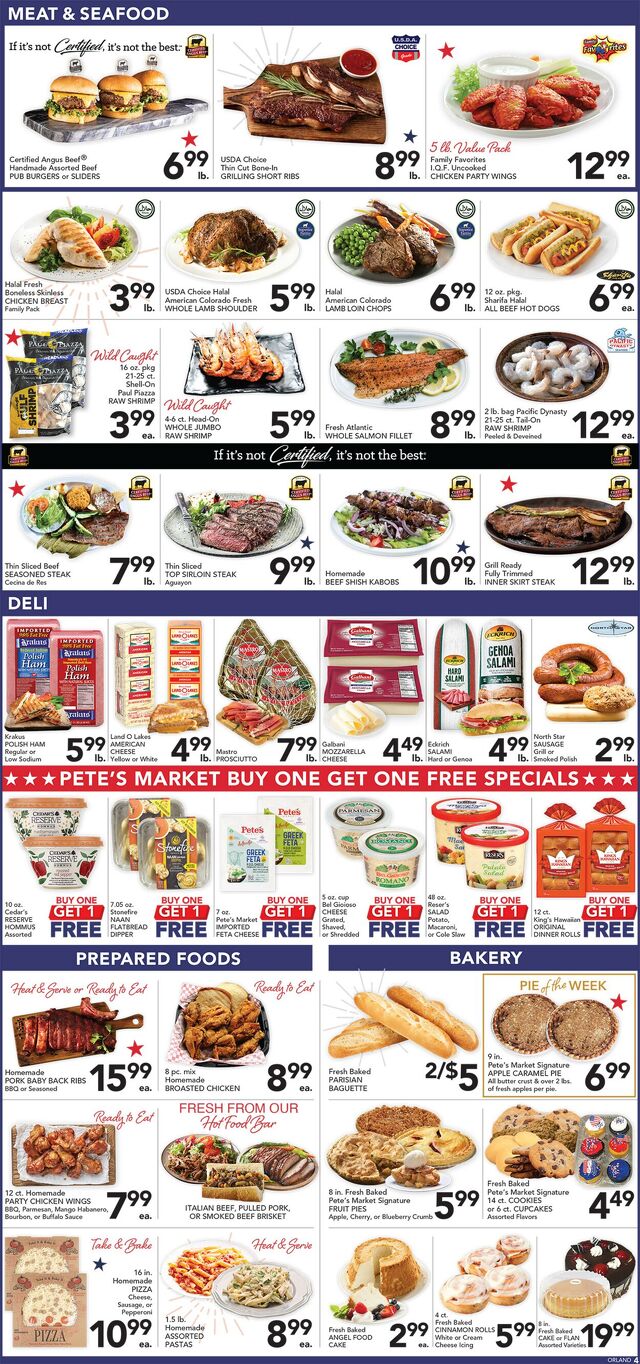 Catalogue Pete's Fresh Market from 06/25/2025