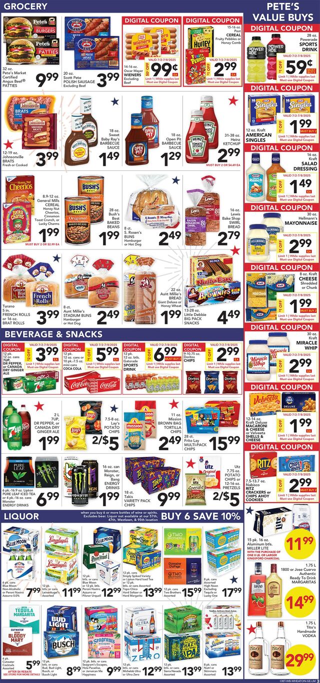 Catalogue Pete's Fresh Market from 06/25/2025