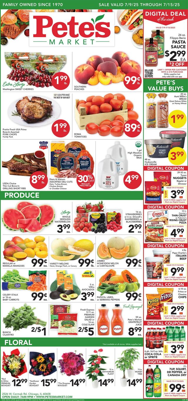 Catalogue Pete's Fresh Market from 07/02/2025
