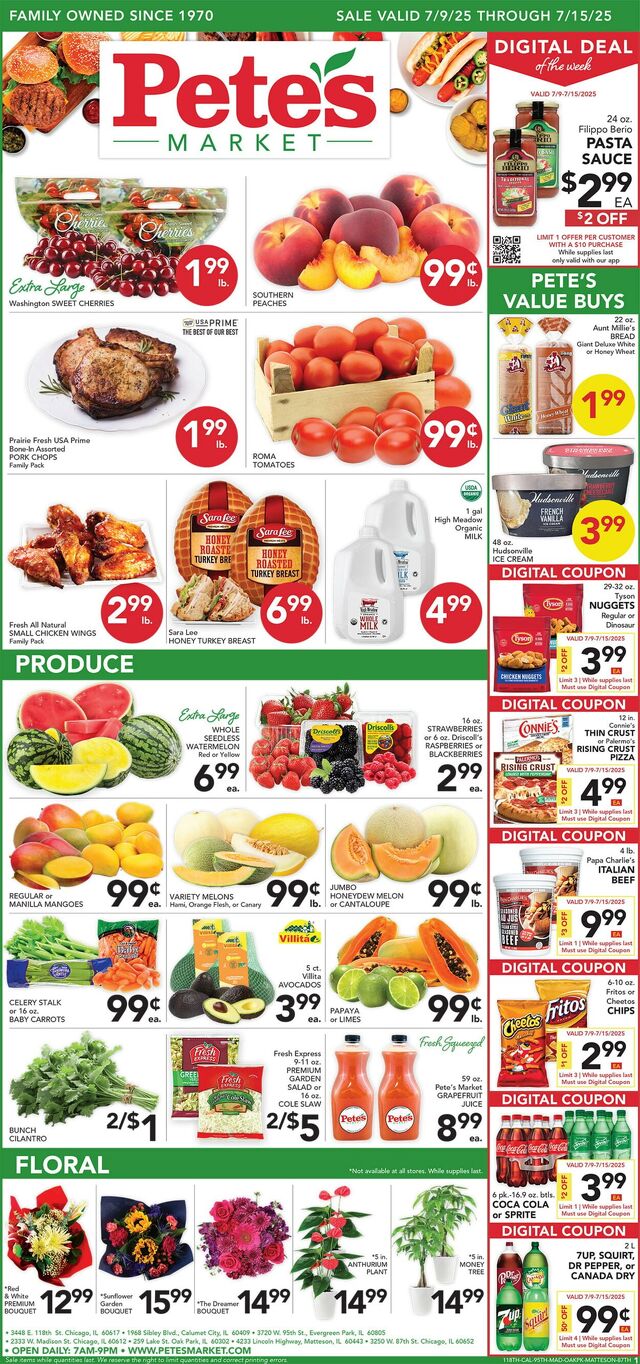 Catalogue Pete's Fresh Market from 07/02/2025