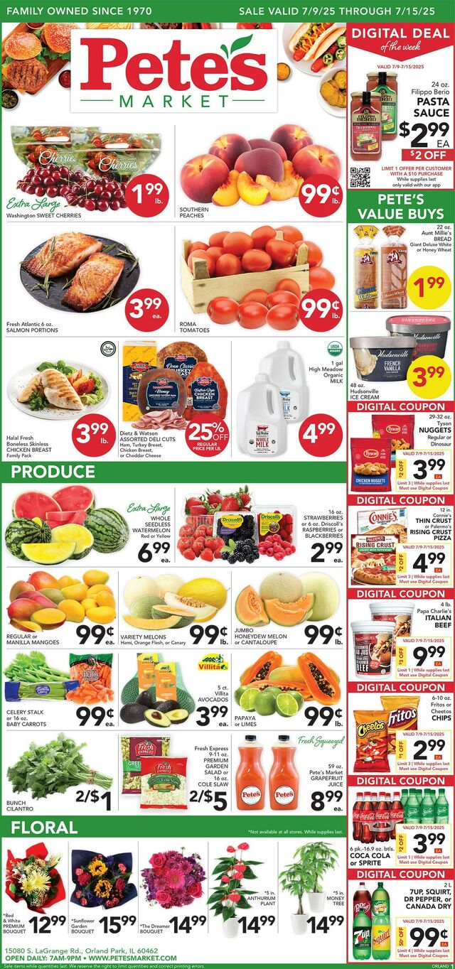 Catalogue Pete's Fresh Market from 07/02/2025
