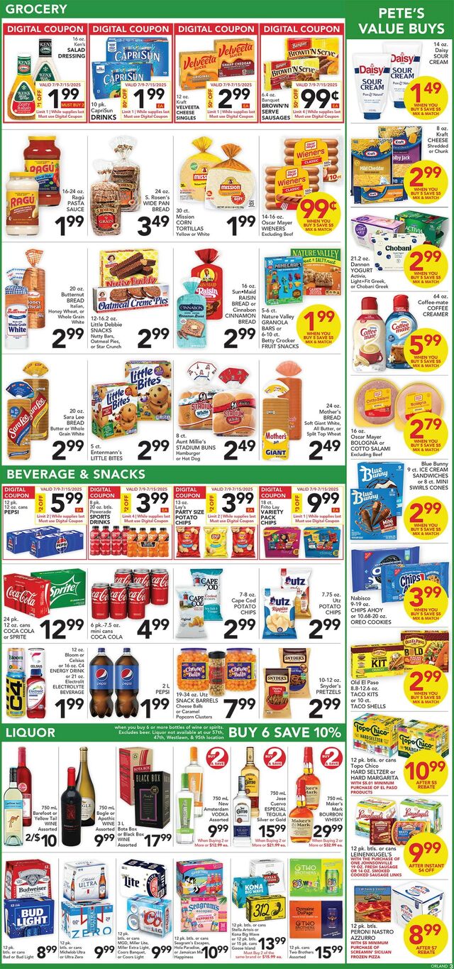 Catalogue Pete's Fresh Market from 07/02/2025