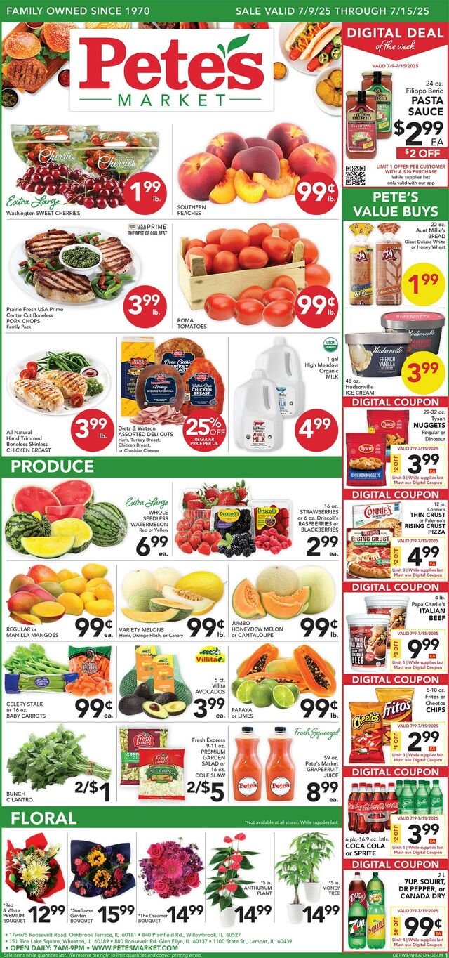 Catalogue Pete's Fresh Market from 07/02/2025