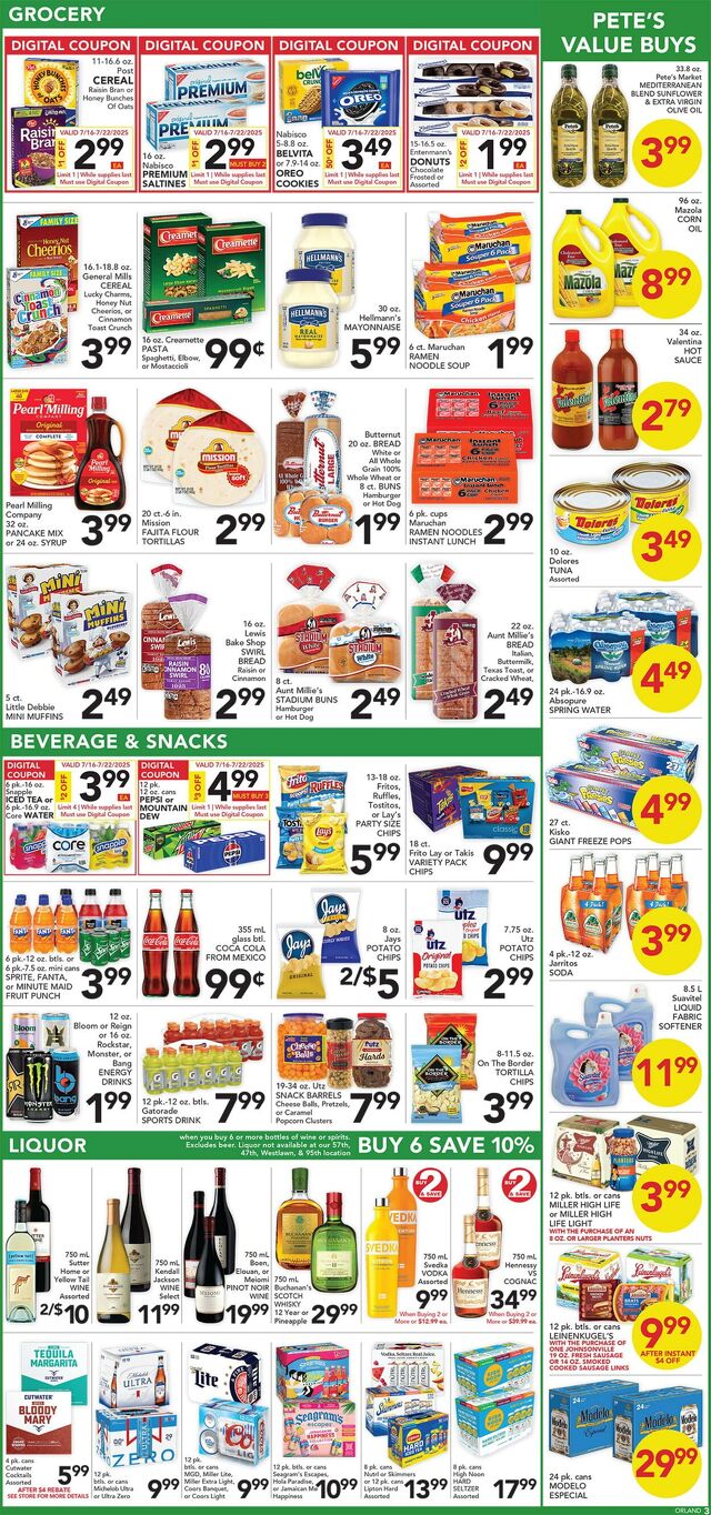 Catalogue Pete's Fresh Market from 07/09/2025