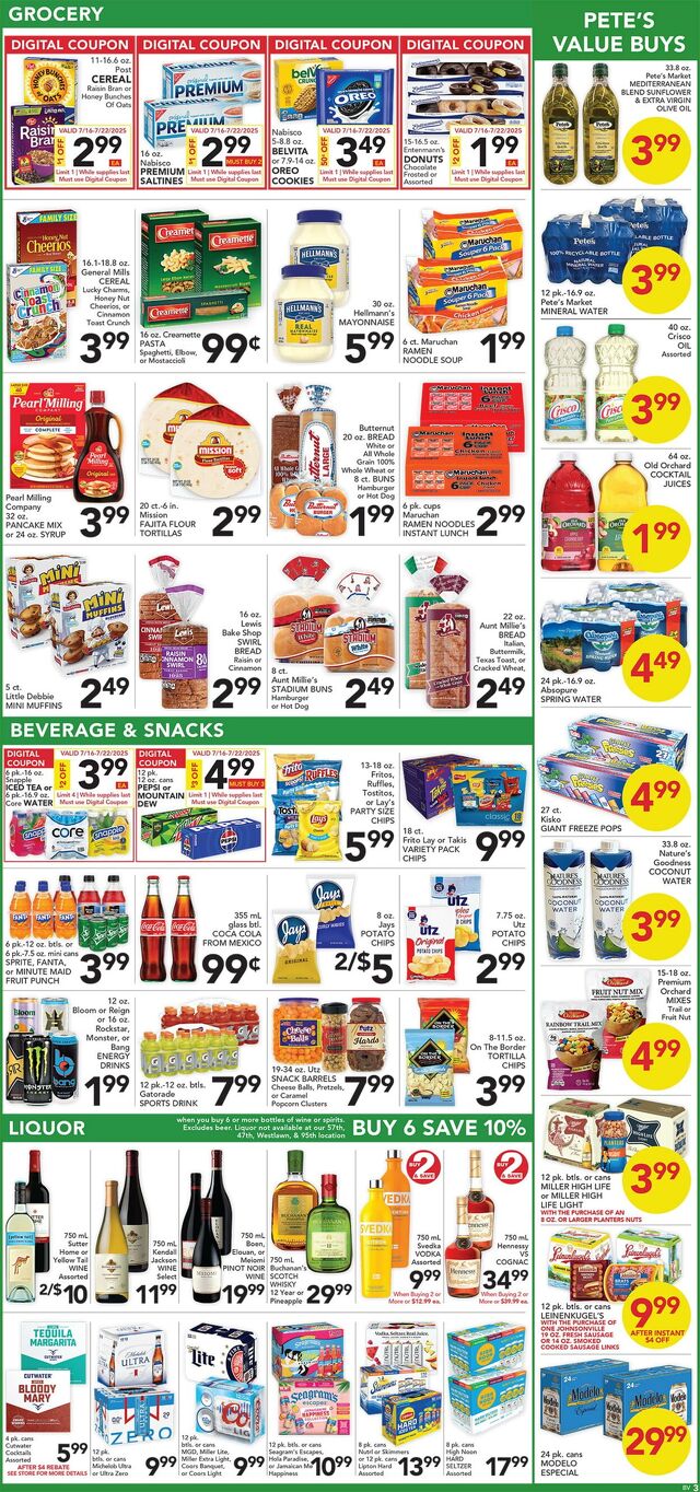Catalogue Pete's Fresh Market from 07/09/2025