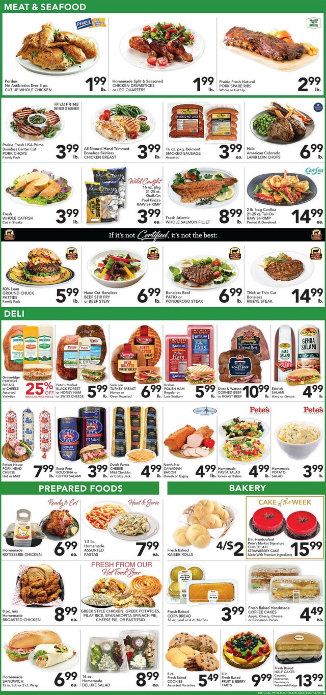 Catalogue Pete's Fresh Market from 07/09/2025