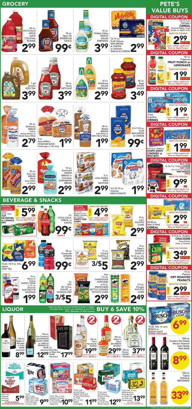 Catalogue Pete's Fresh Market from 07/16/2025