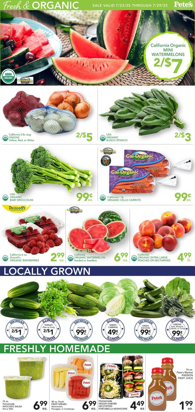 Catalogue Pete's Fresh Market from 07/16/2025