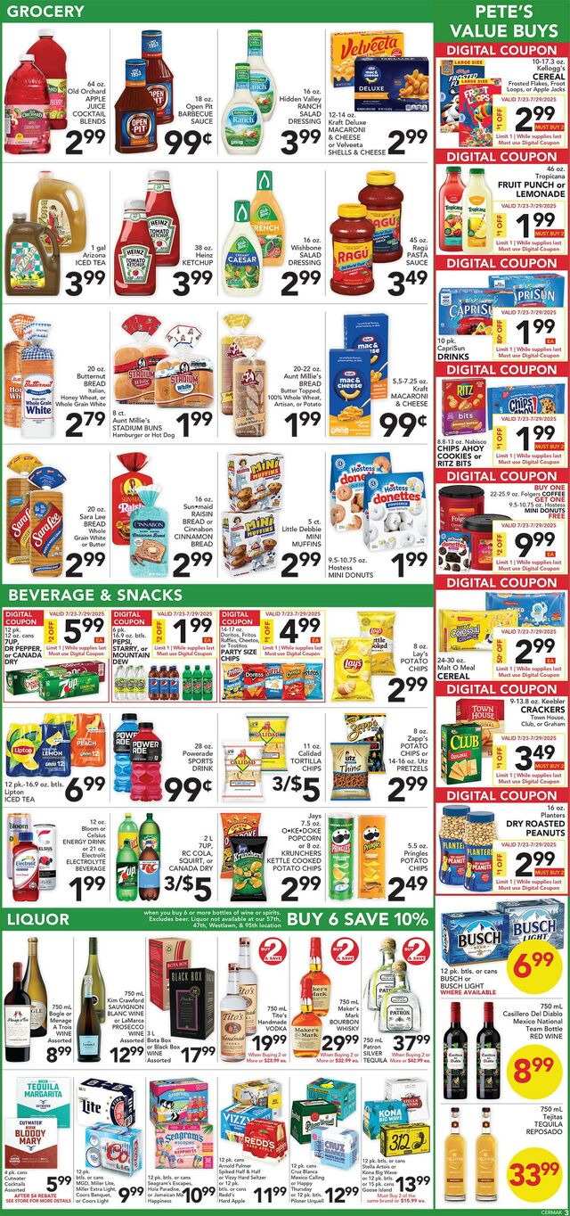Catalogue Pete's Fresh Market from 07/16/2025