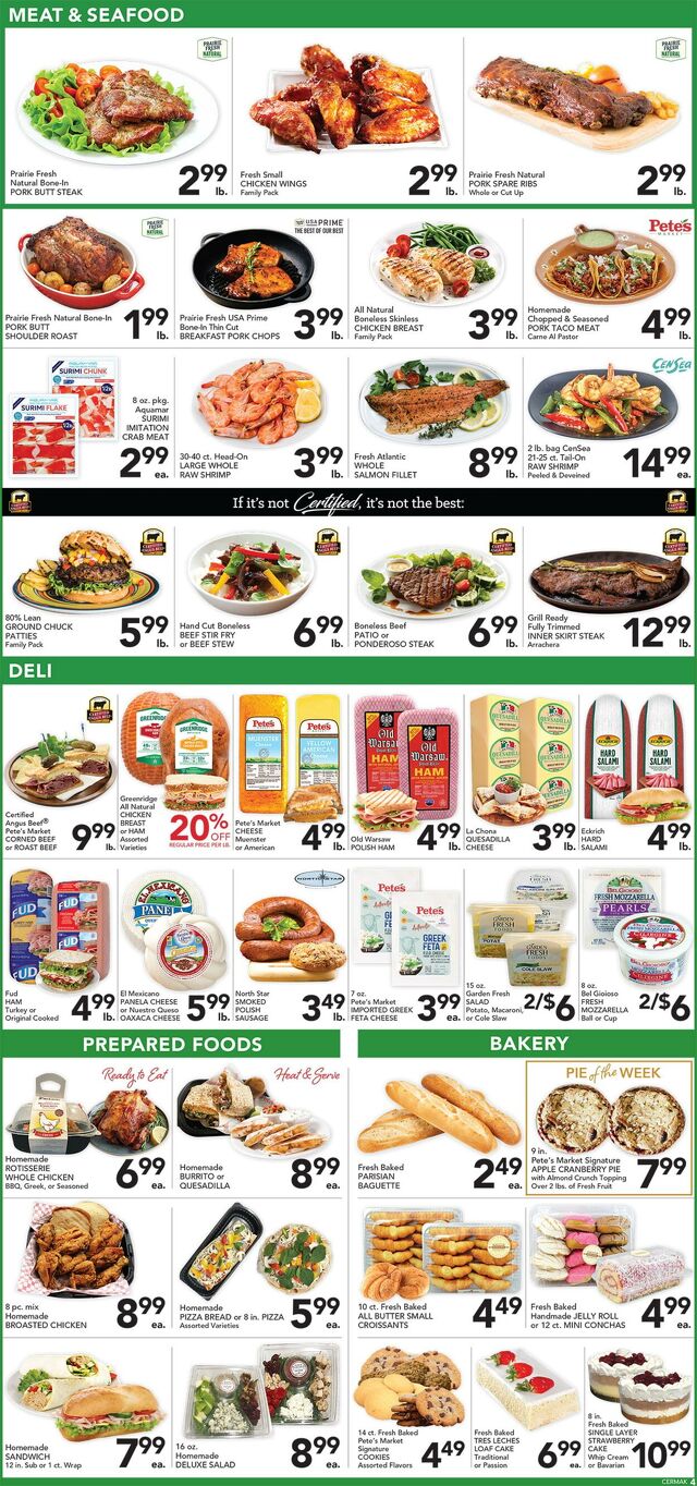 Catalogue Pete's Fresh Market from 07/23/2025