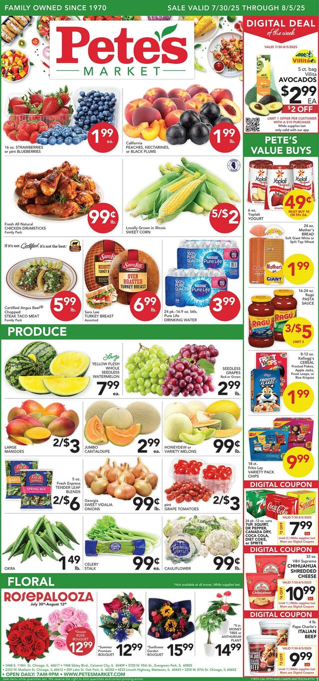 Catalogue Pete's Fresh Market from 07/23/2025