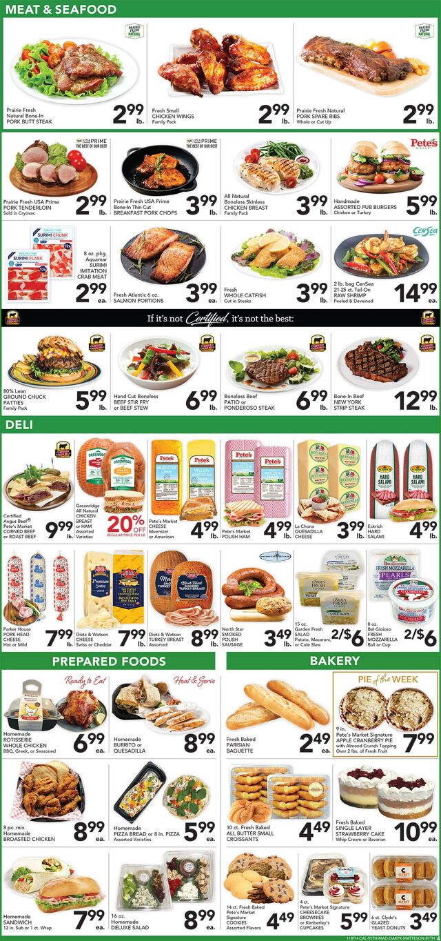 Catalogue Pete's Fresh Market from 07/23/2025