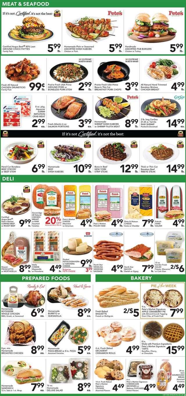 Catalogue Pete's Fresh Market from 07/23/2025
