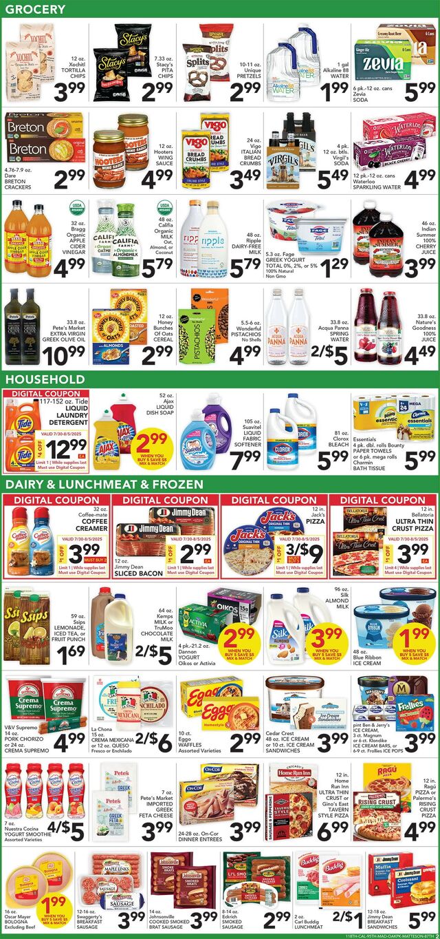 Catalogue Pete's Fresh Market from 07/30/2025