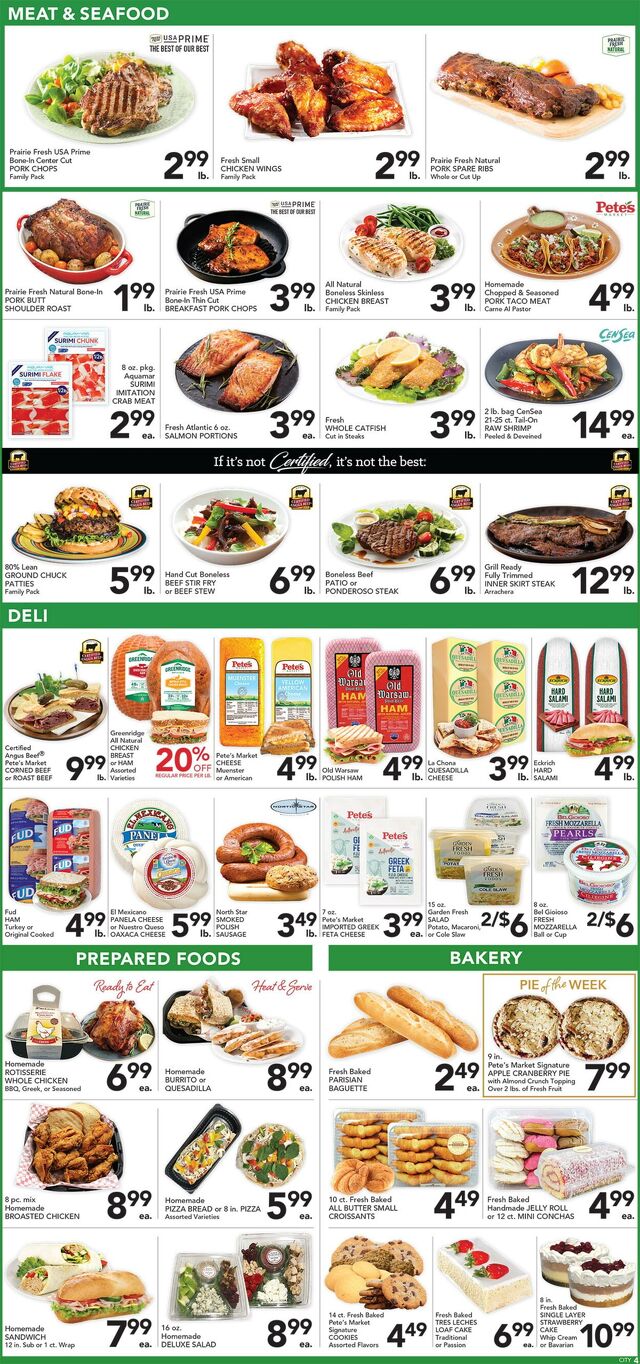 Catalogue Pete's Fresh Market from 07/30/2025