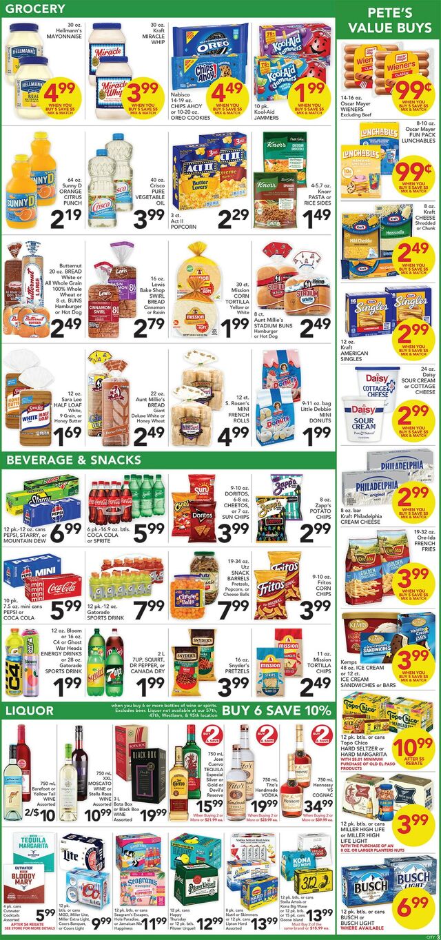 Catalogue Pete's Fresh Market from 07/30/2025