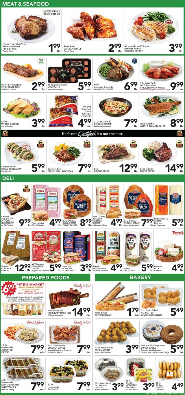 Catalogue Pete's Fresh Market from 07/30/2025