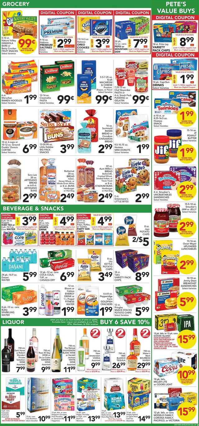 Catalogue Pete's Fresh Market from 07/30/2025