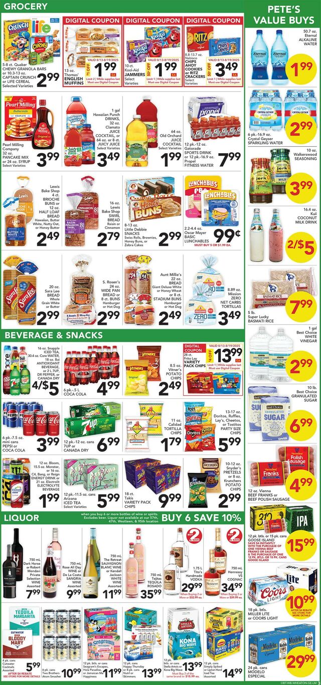 Catalogue Pete's Fresh Market from 08/06/2025