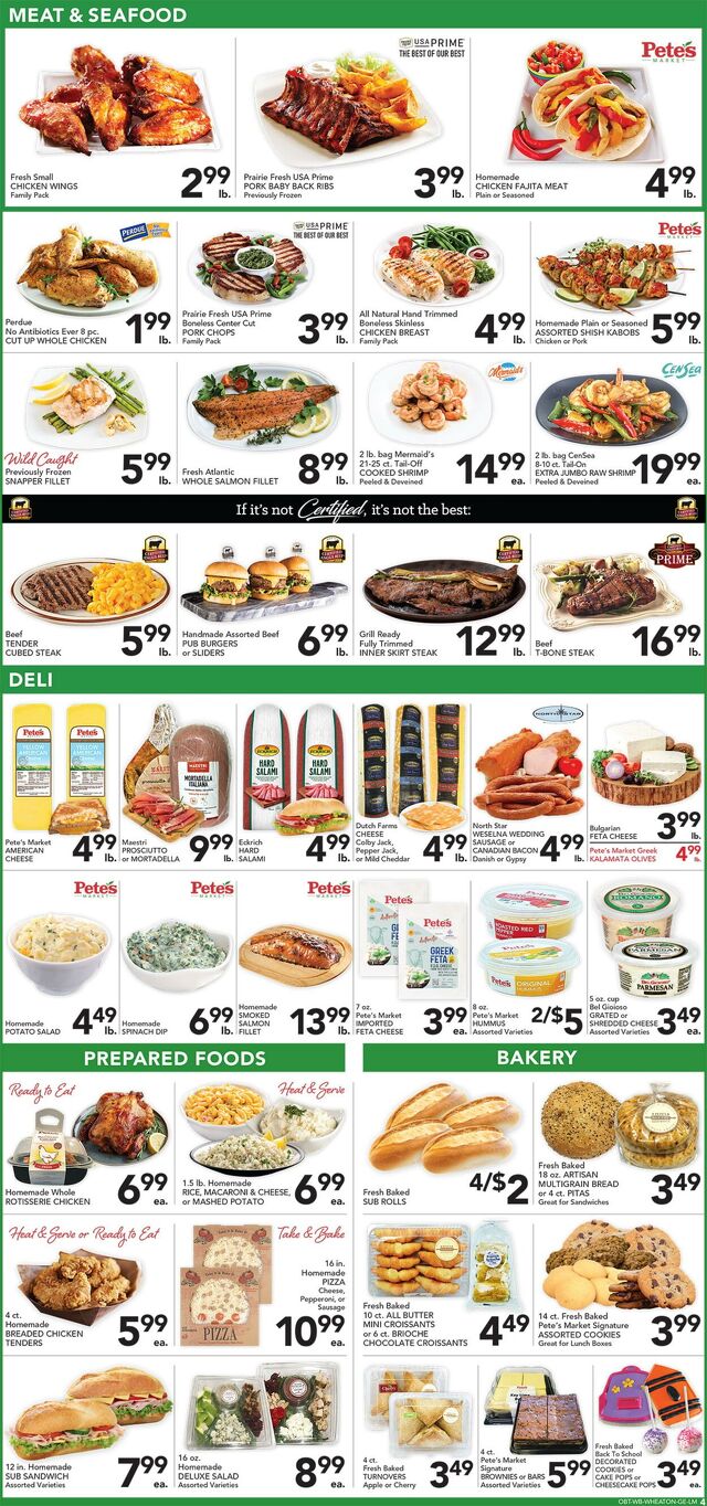 Catalogue Pete's Fresh Market from 08/06/2025