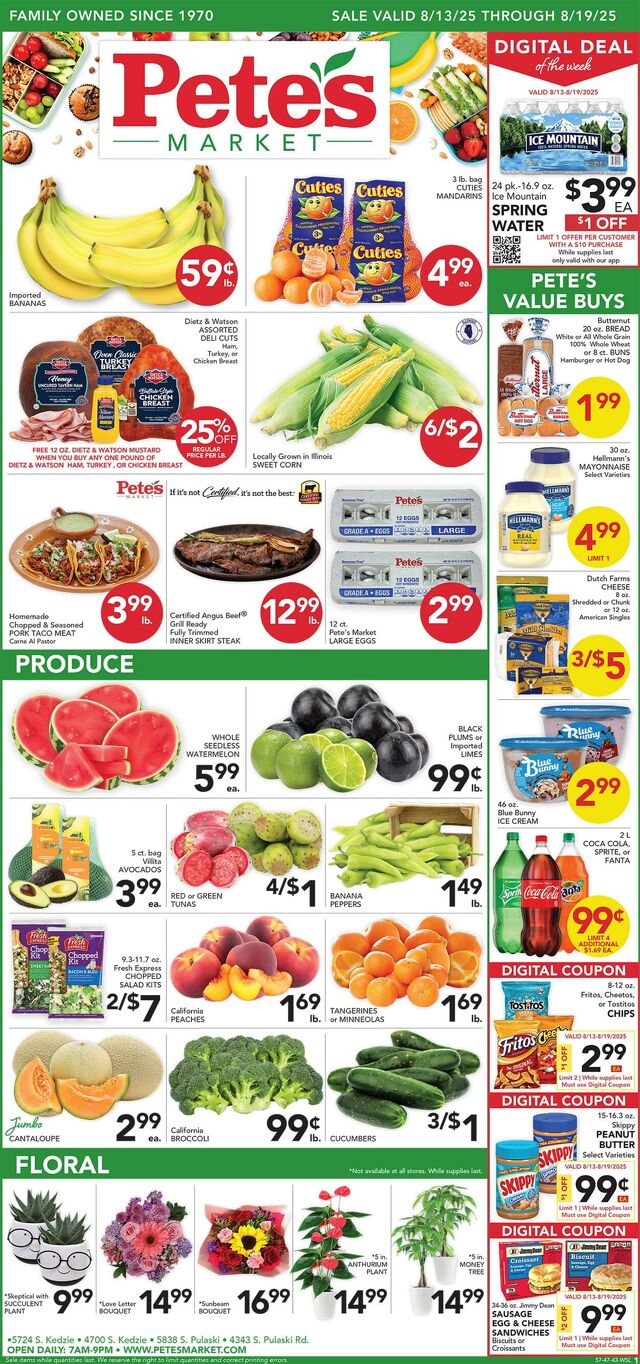 Catalogue Pete's Fresh Market from 08/06/2025