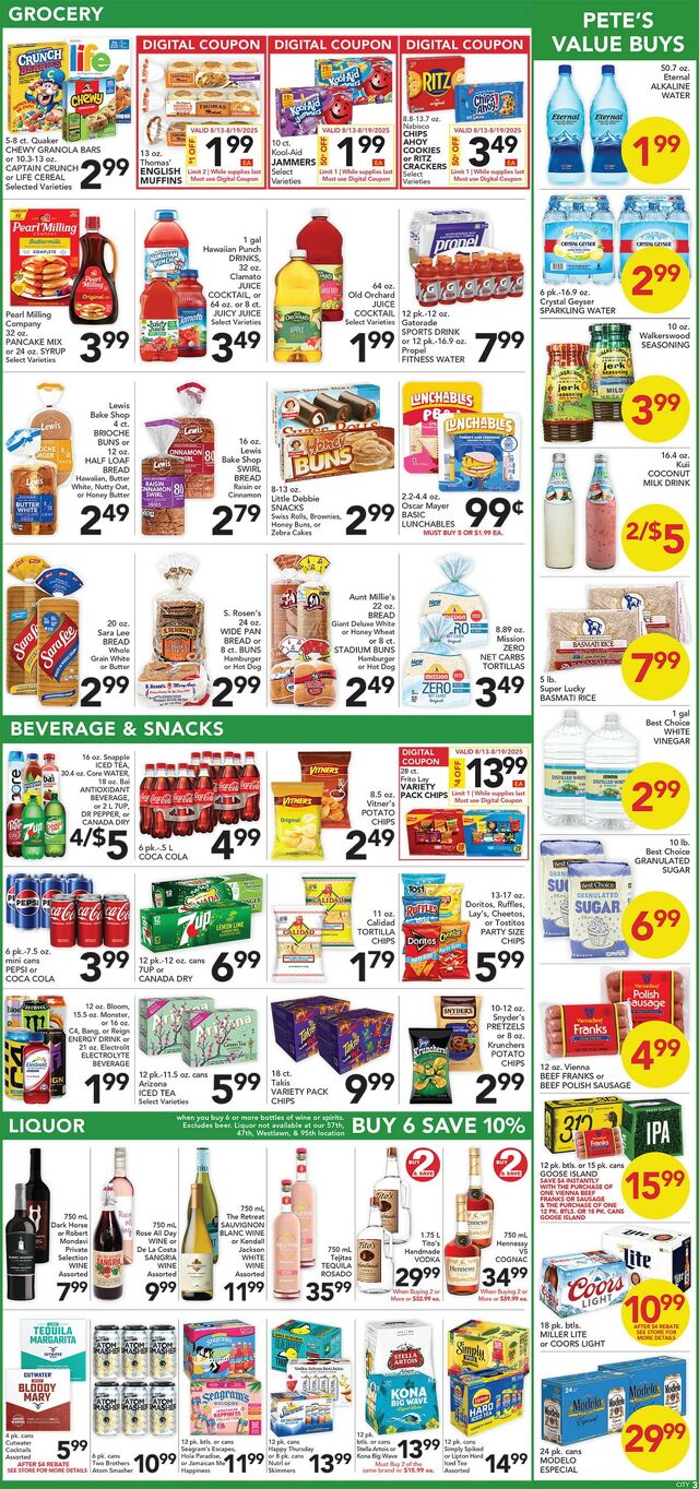 Catalogue Pete's Fresh Market from 08/06/2025