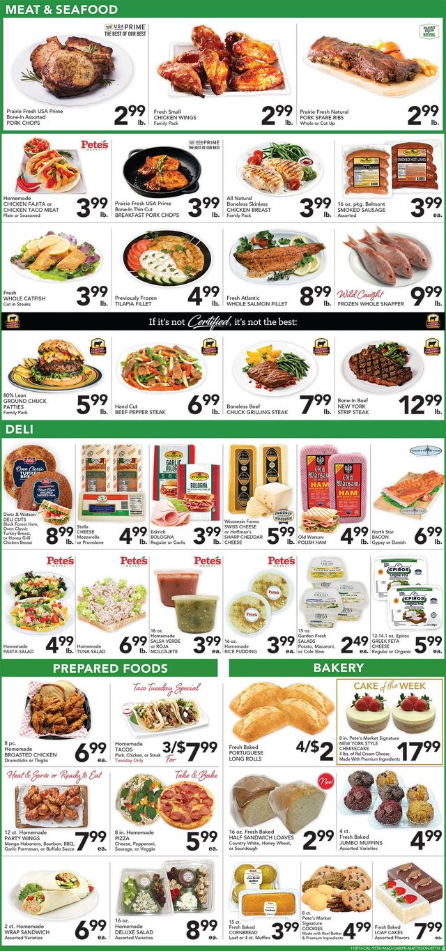 Catalogue Pete's Fresh Market from 08/13/2025