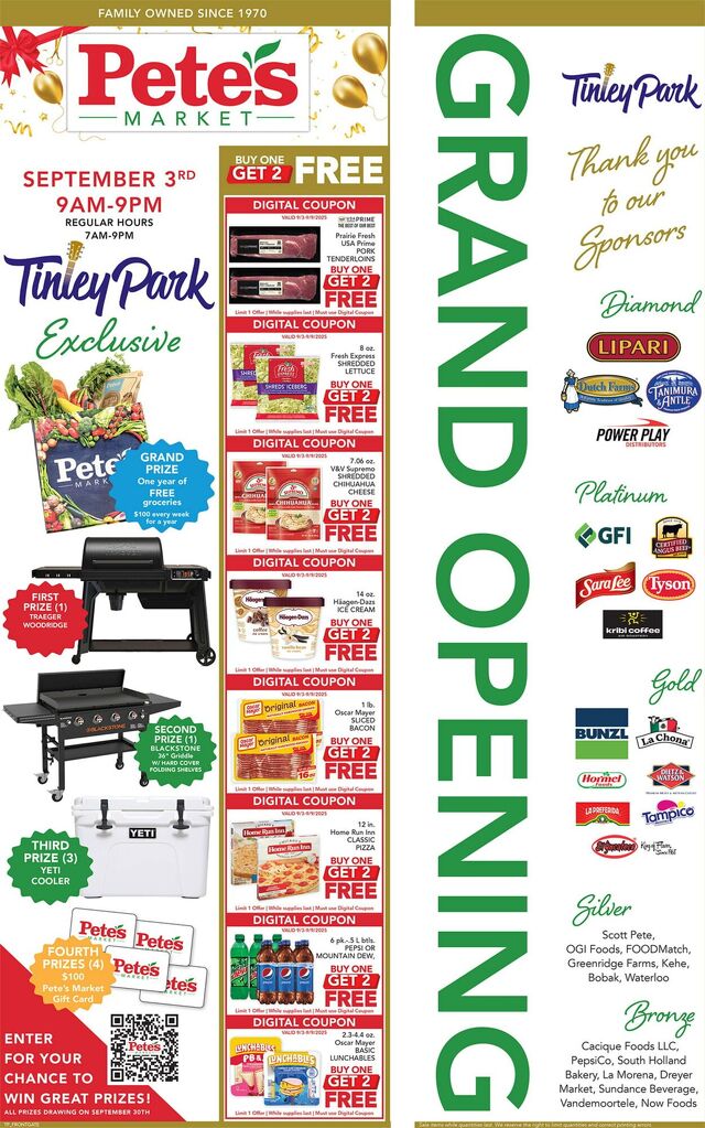 Catalogue Pete's Fresh Market from 08/27/2025
