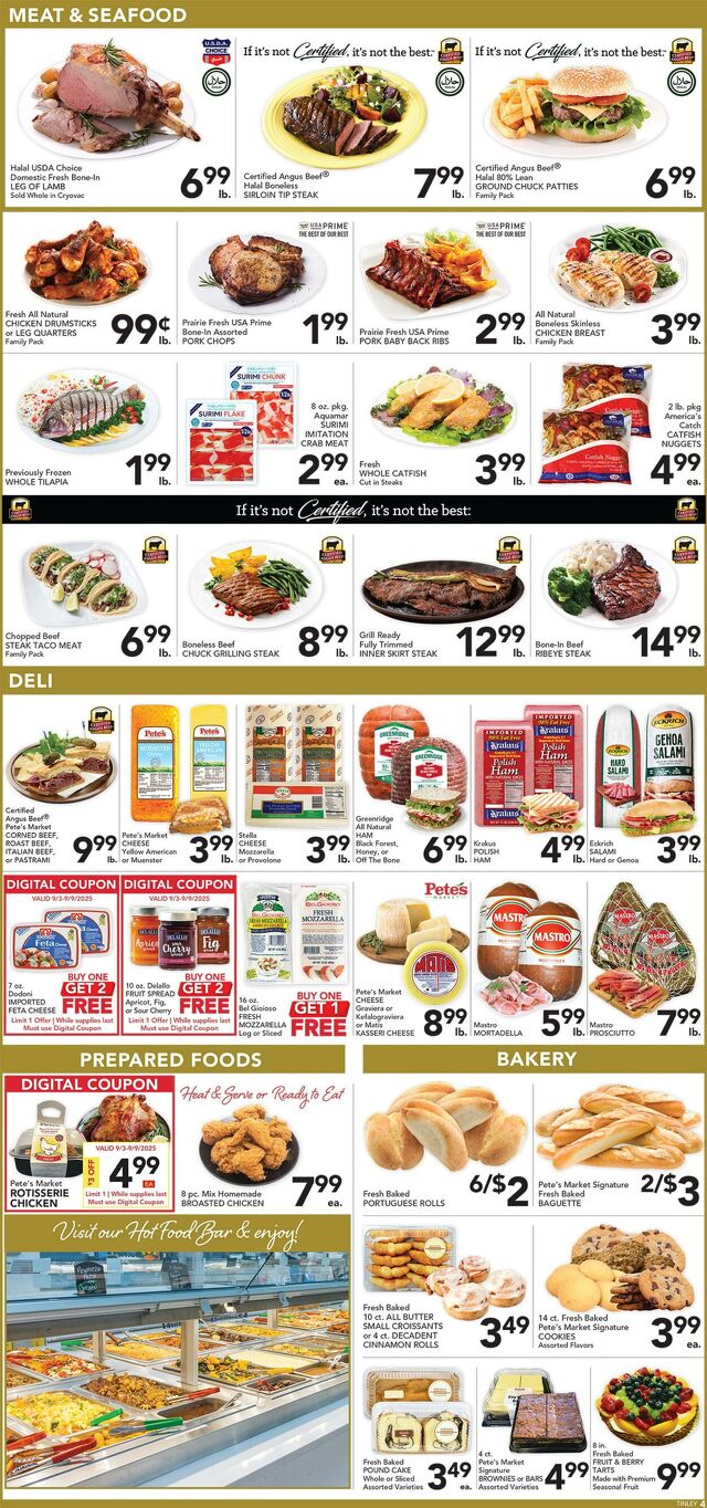 Catalogue Pete's Fresh Market from 08/27/2025