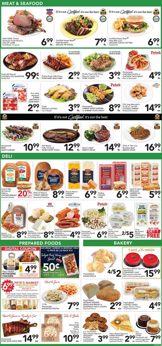 Catalogue Pete's Fresh Market from 08/27/2025