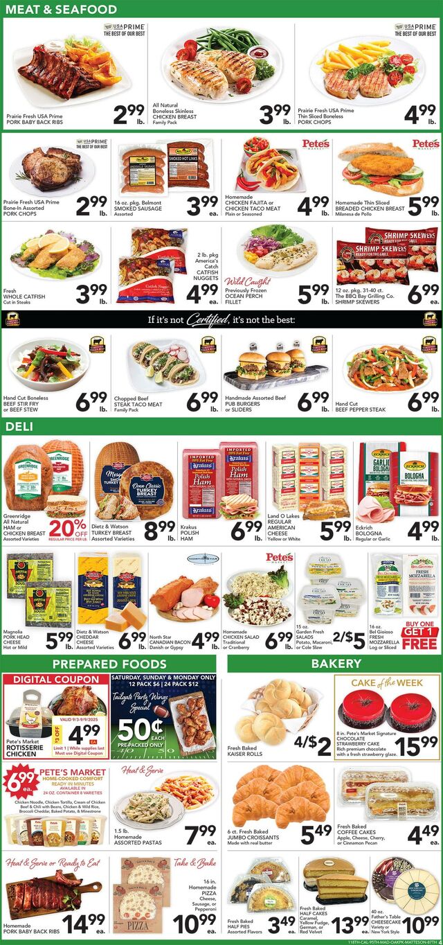 Catalogue Pete's Fresh Market from 08/27/2025