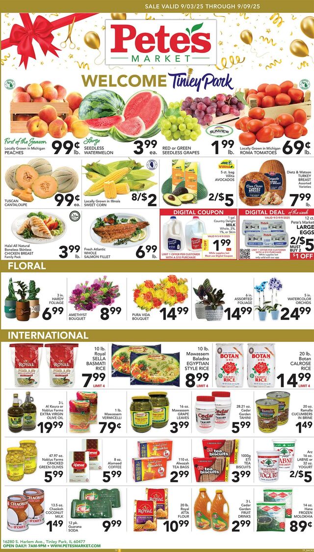 Catalogue Pete's Fresh Market from 08/27/2025