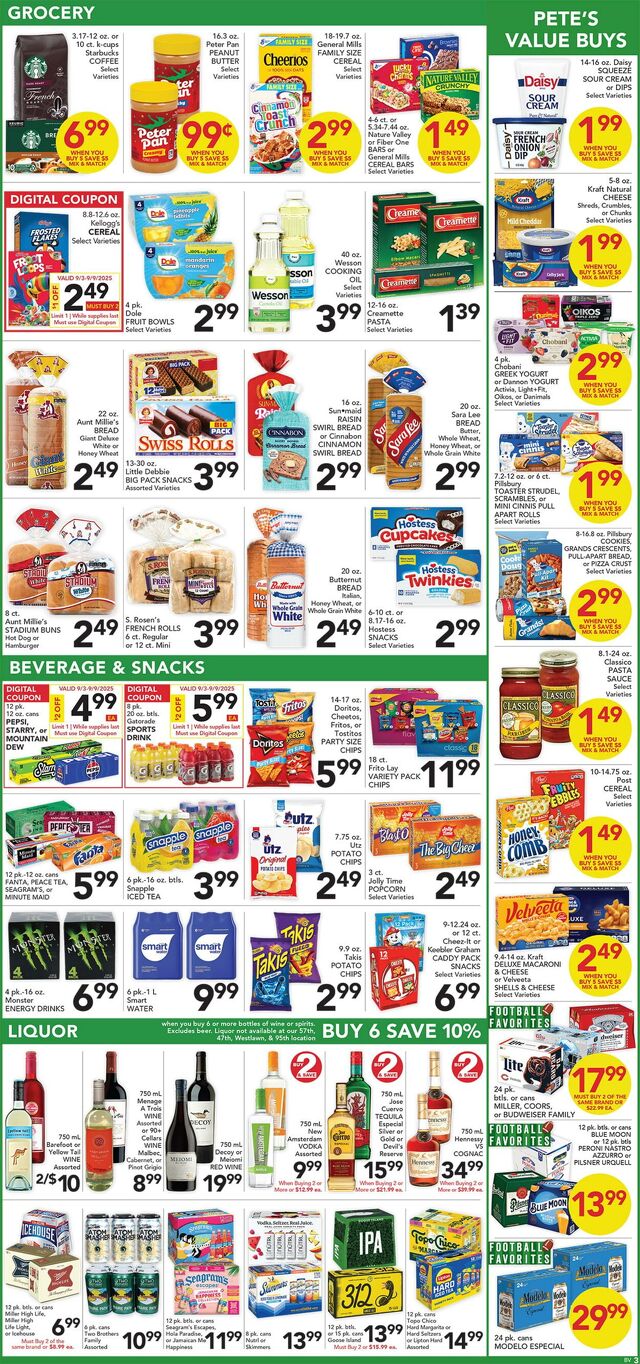 Catalogue Pete's Fresh Market from 08/27/2025